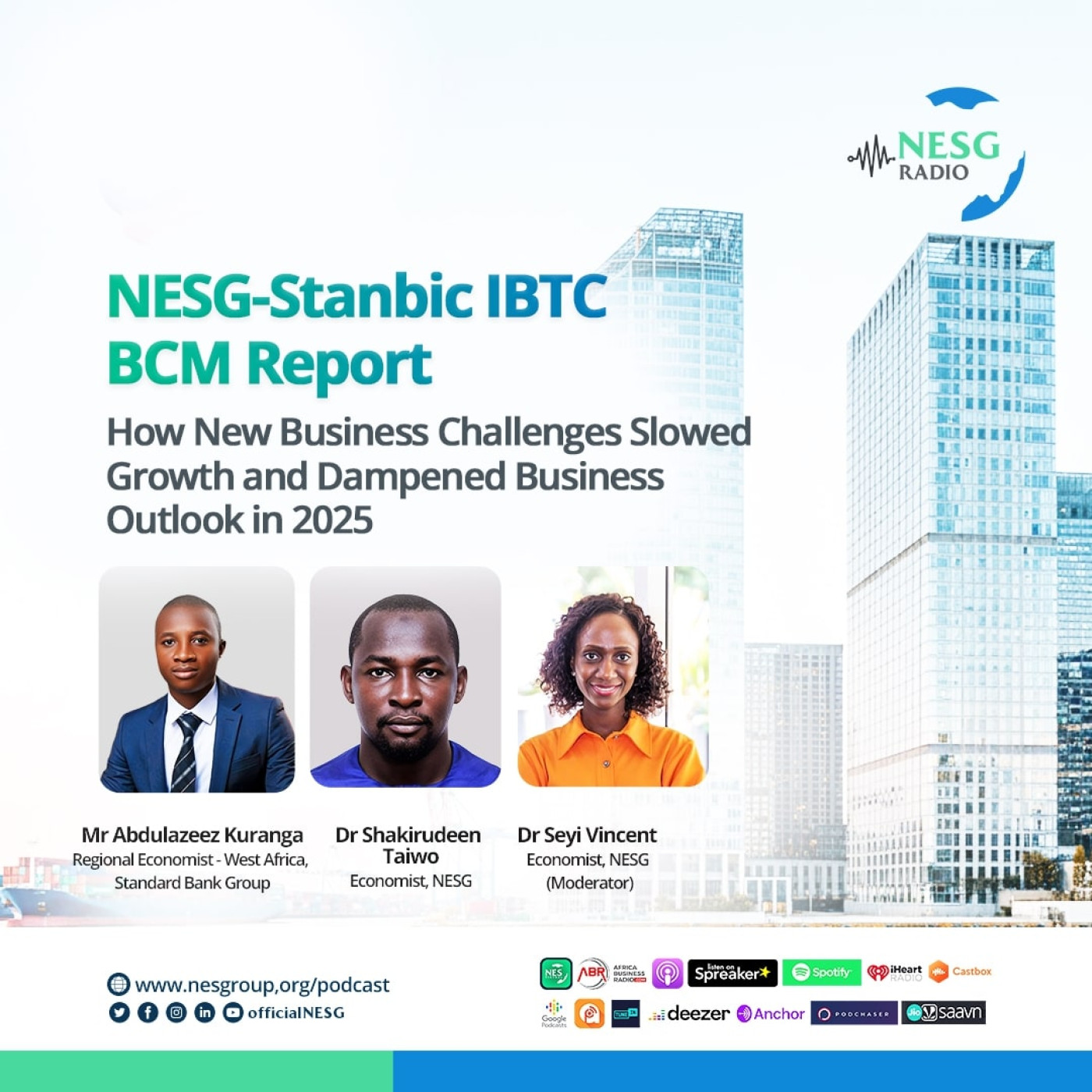 NESG-Stanbic IBTC BCM Report: How New Business Challenges Slowed Growth and Dampened Business Outlook in 2025