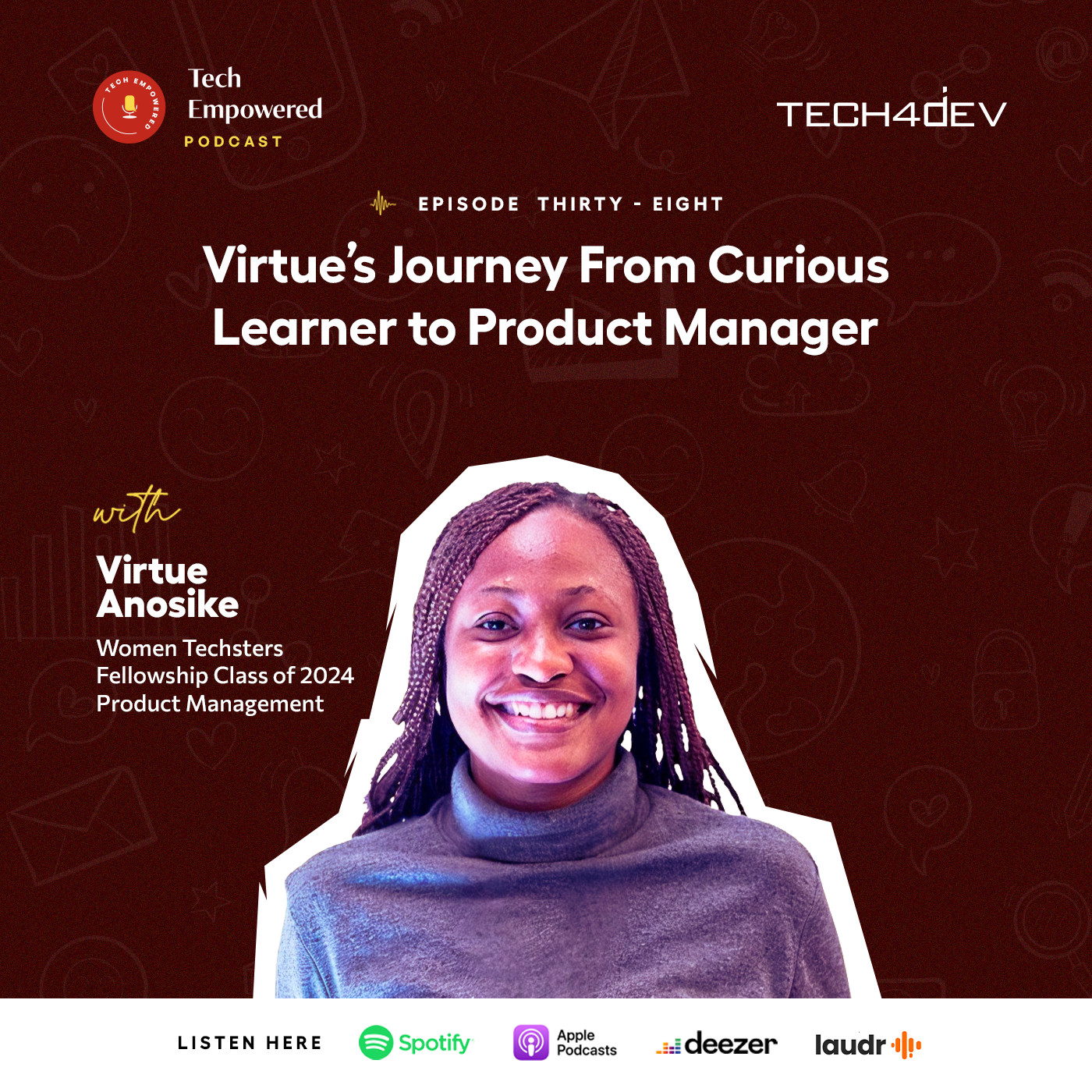 Virtue’s Journey From Curious Learner to Product Manager episode artwork